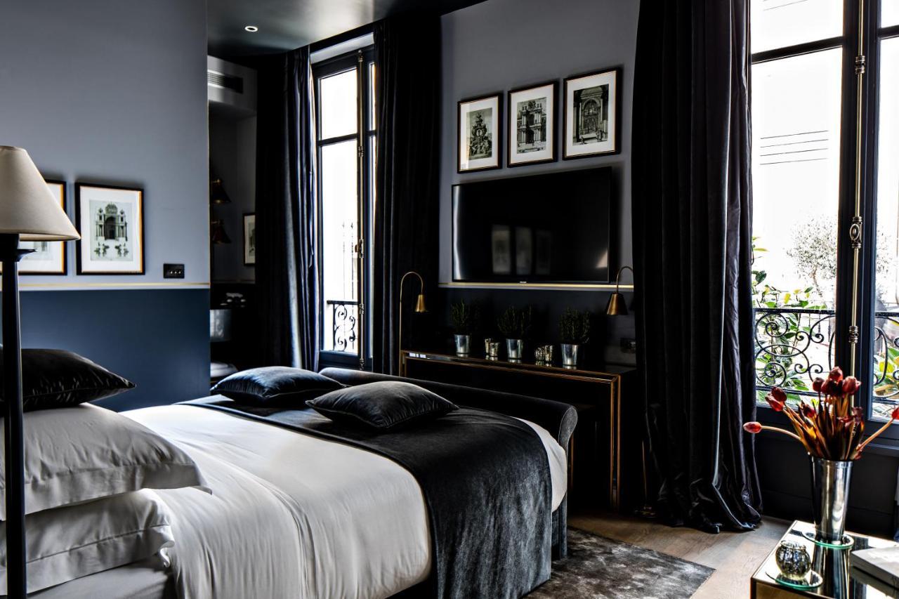 Monsieur George Hotel & Spa - Champs-Elysees Párizs Kültér fotó Bedroom in Paris